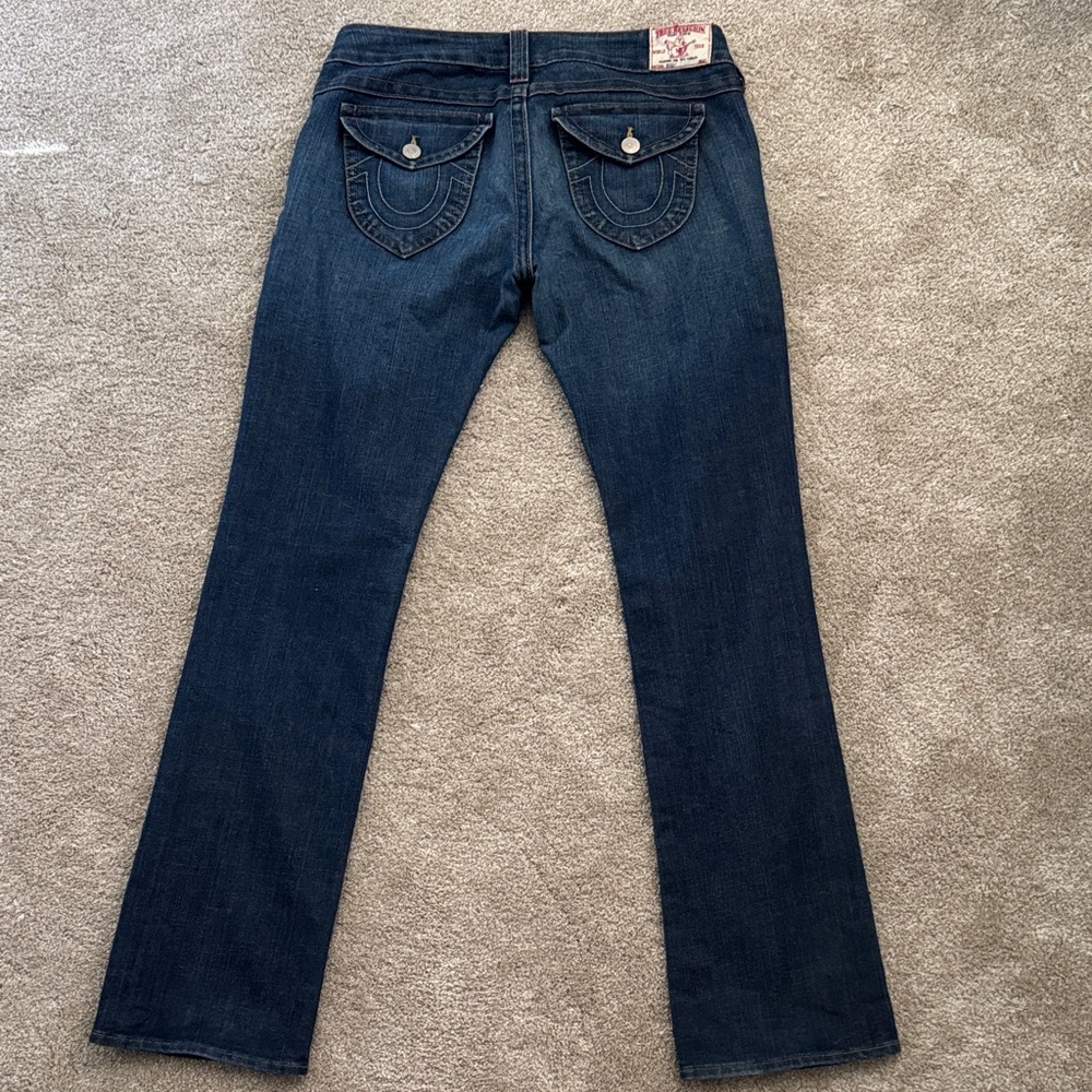 True Religion Billy Low-Rise Blue Women's Jeans